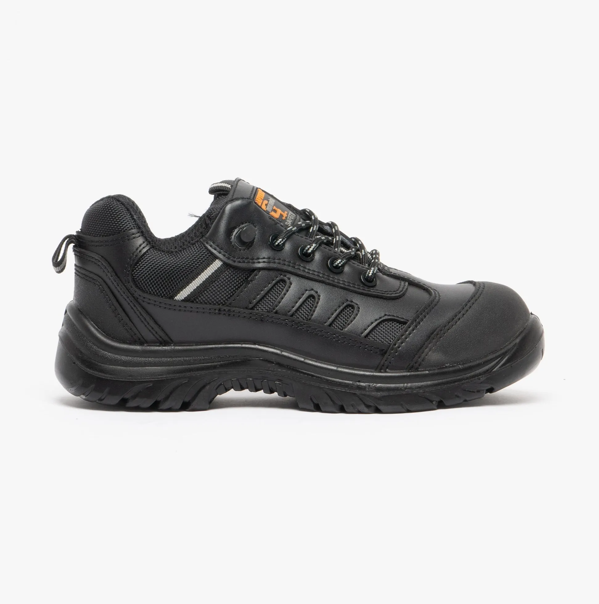 Grafters M462A Unisex Composite Toe Trainers Black sold by Shuperb