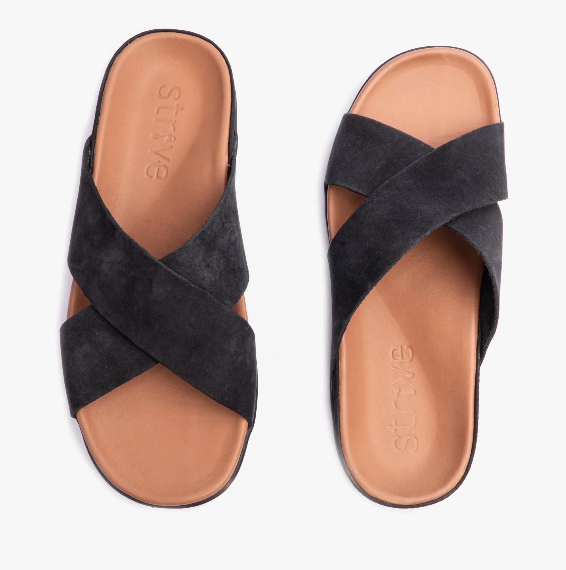 Strive PALMA Womens Crossover Sandals Black sold by Shuperb product image thumbnail 3