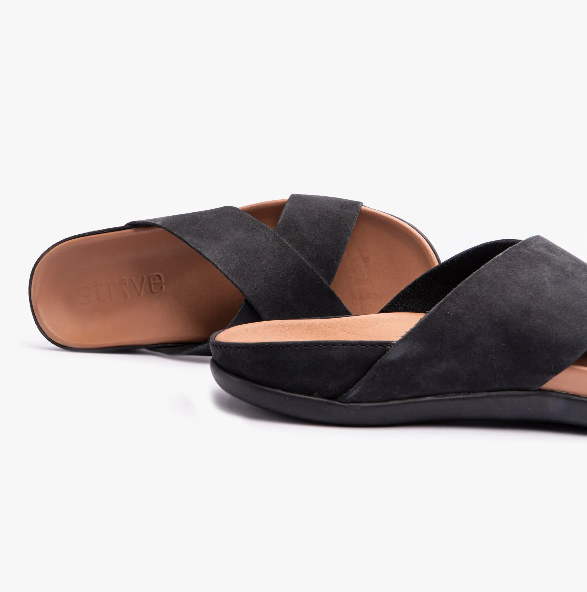 Strive PALMA Womens Crossover Sandals Black sold by Shuperb product image thumbnail 5