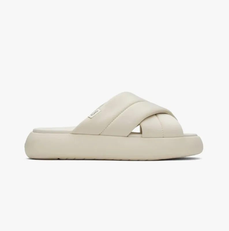 ALPARGATA MALLOW CROSSOVER Ladies Mule Slippers Beige sold by Shuperb