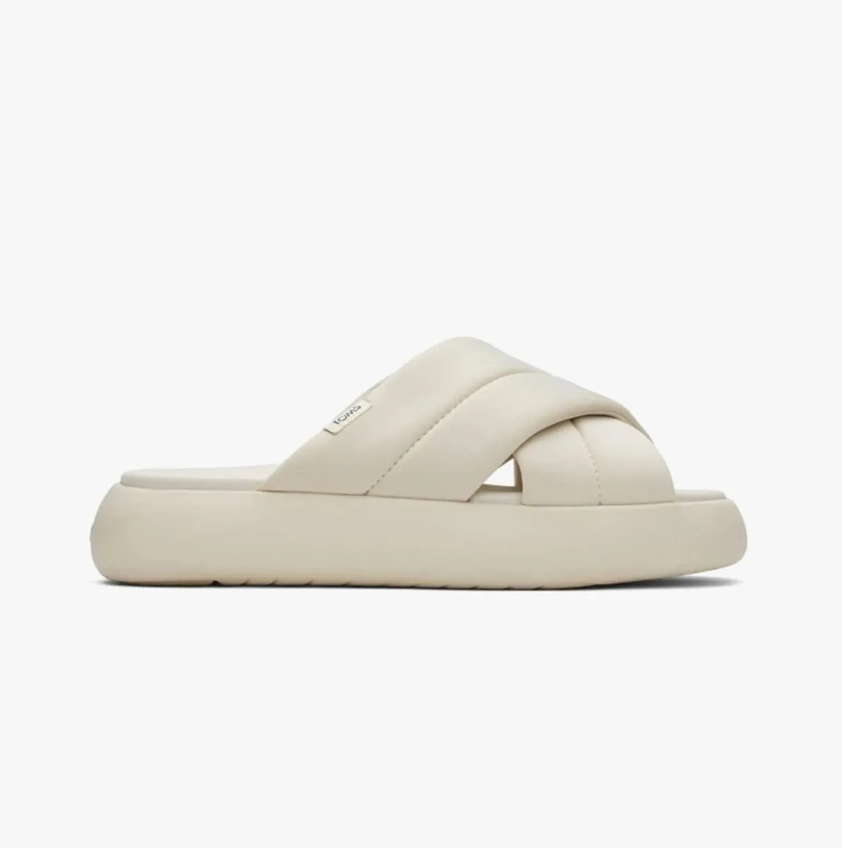 ALPARGATA MALLOW CROSSOVER Ladies Mule Slippers Beige sold by Shuperb