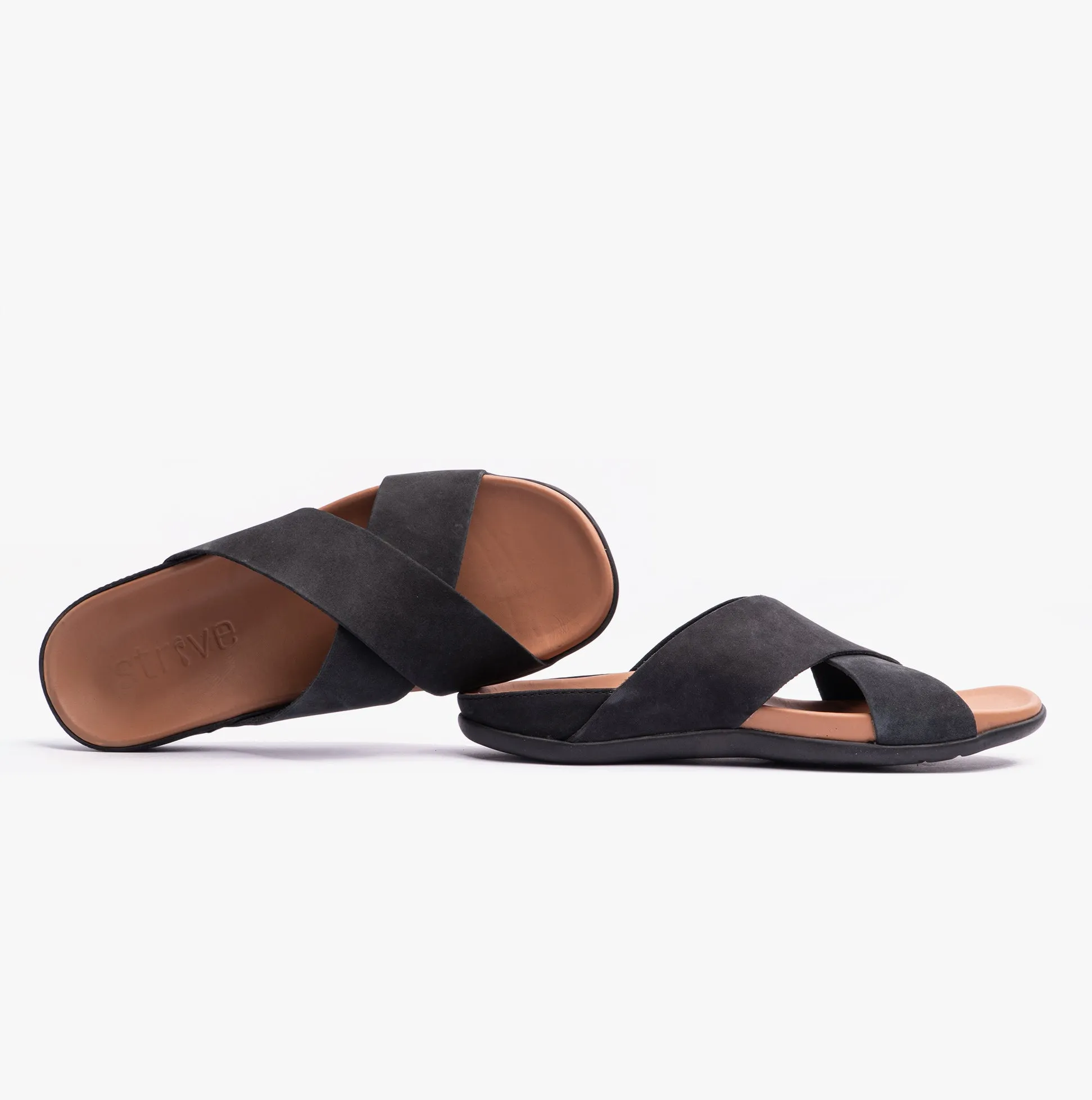 Strive PALMA Womens Crossover Sandals Black sold by Shuperb product image thumbnail 2