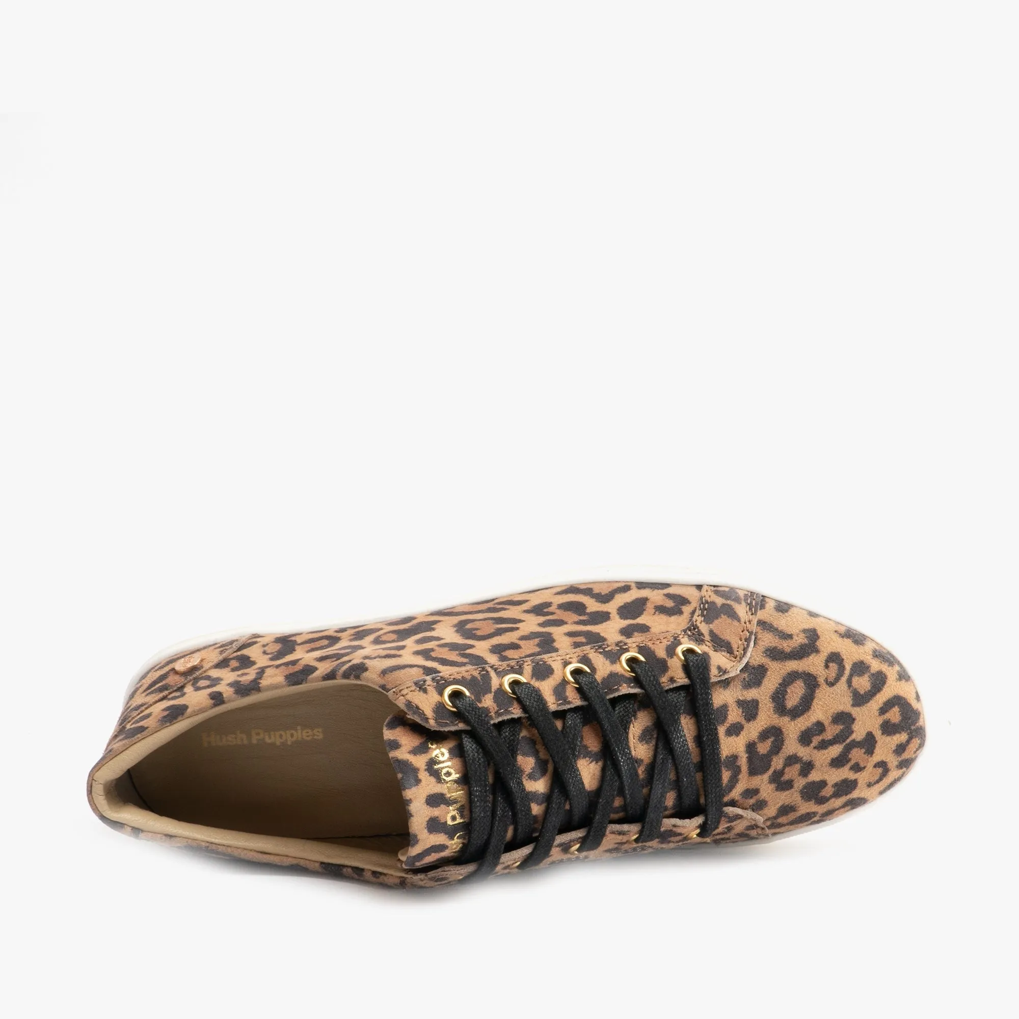 Hush Puppies TESSA Womens Suede Casual Trainers Leopard sold by Shuperb product image thumbnail 4