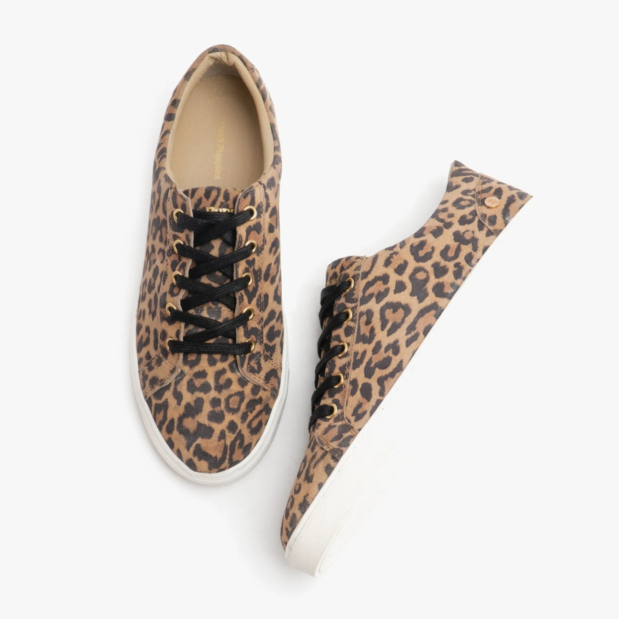 Hush Puppies TESSA Womens Suede Casual Trainers Leopard sold by Shuperb product image thumbnail 2