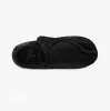 Totes Isotoner VELOUR CLOSED BACK Mens Slippers Black sold by Shuperb