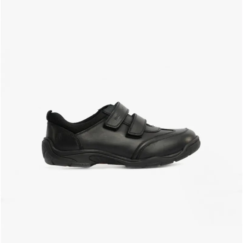 Hush Puppies ALEC Boys Leather School Shoes Black sold by Shuperb