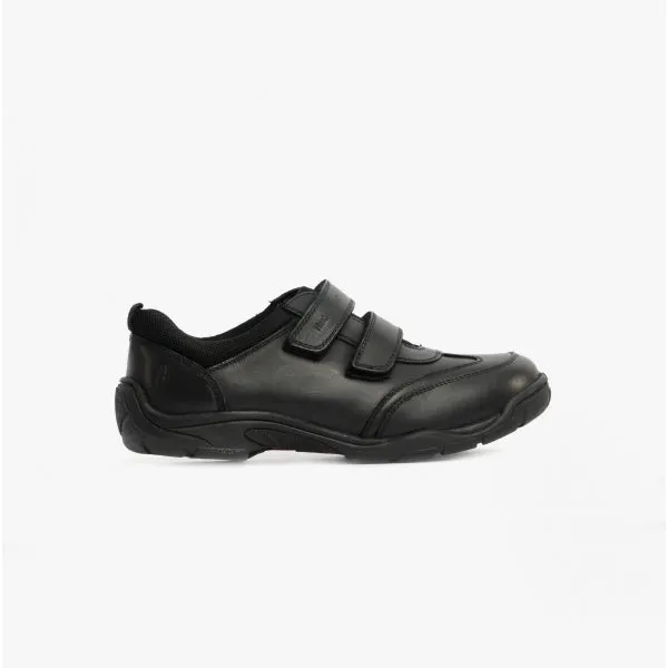 Hush Puppies ALEC Boys Leather School Shoes Black sold by Shuperb
