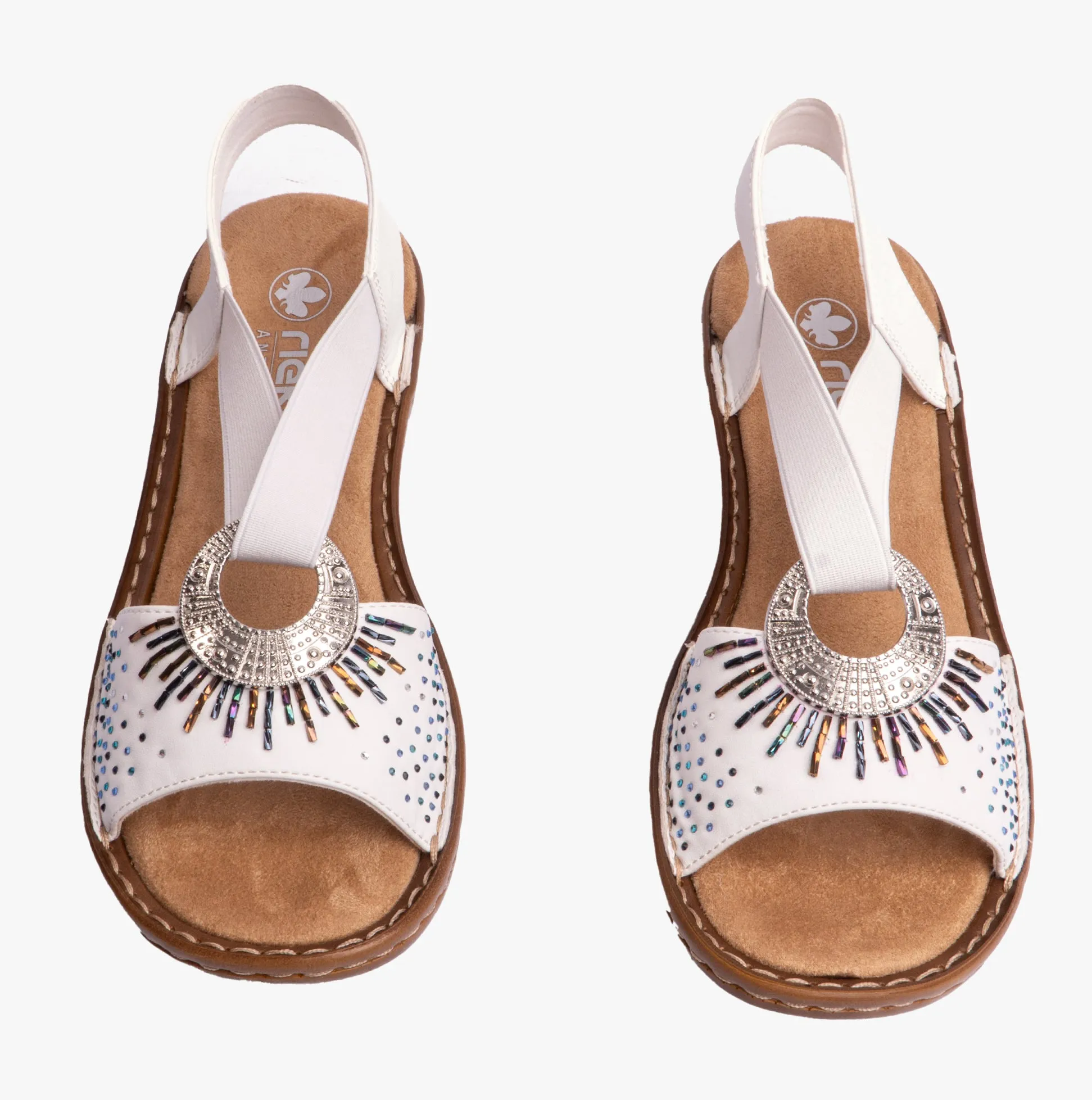 Rieker 60880-80 Womens Sandals White sold by Shuperb product image thumbnail 2