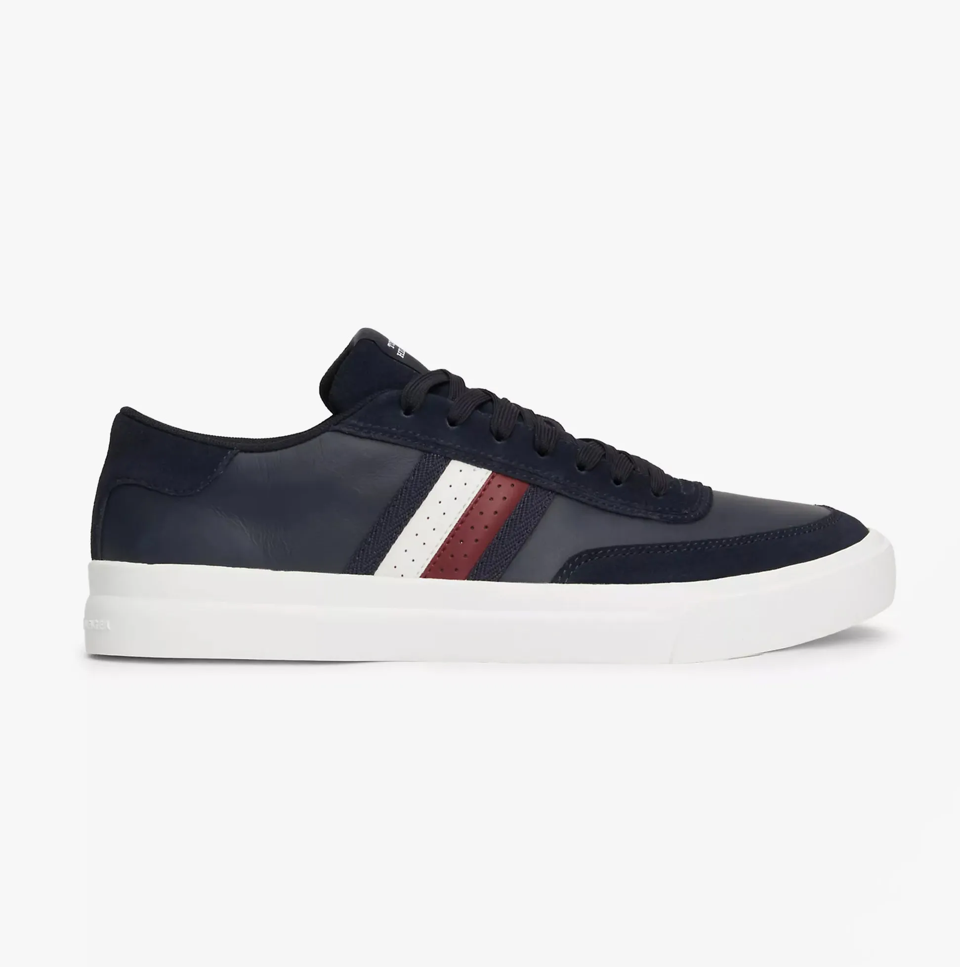 Tommy Hilfiger CUPSET RWB LEATHER Mens Sneakers Desert Sky sold by Shuperb
