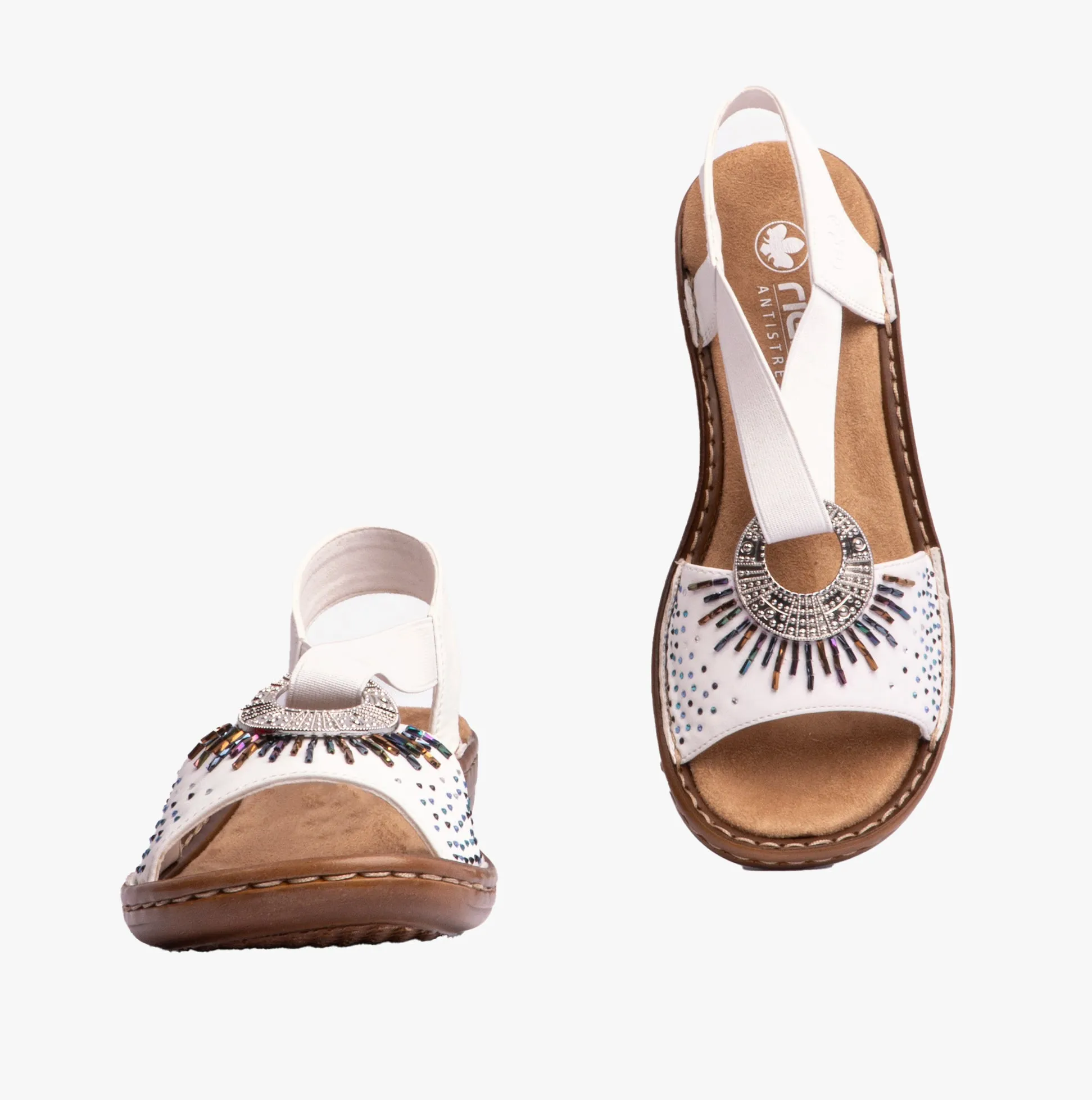 Rieker 60880-80 Womens Sandals White sold by Shuperb product image thumbnail 4