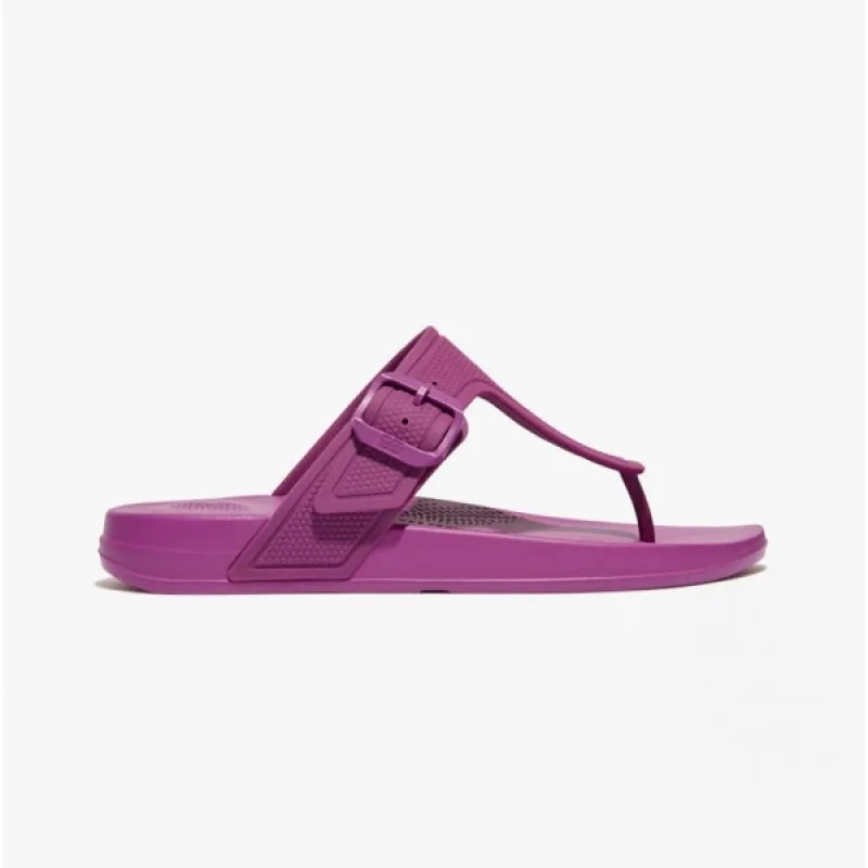FitFlop iQUSHION ADJUSTABLE Womens Buckle Flip-Flops Miami Violet sold by Shuperb