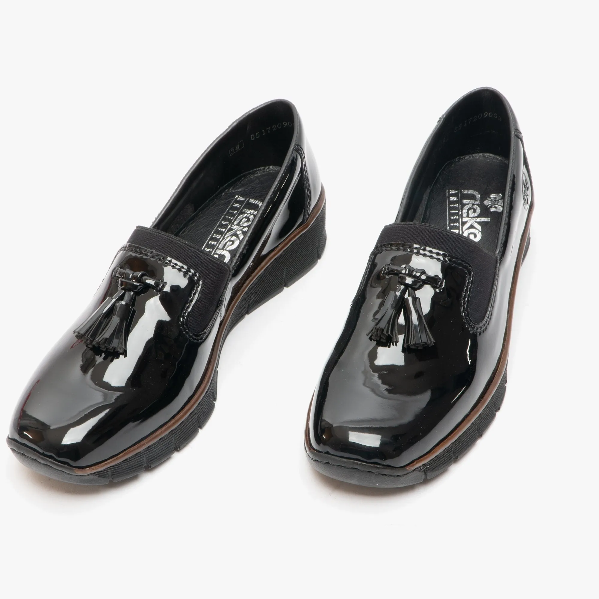 Rieker 53751-00 Womens Loafer Shoes Patent Black sold by Shuperb product image thumbnail 2