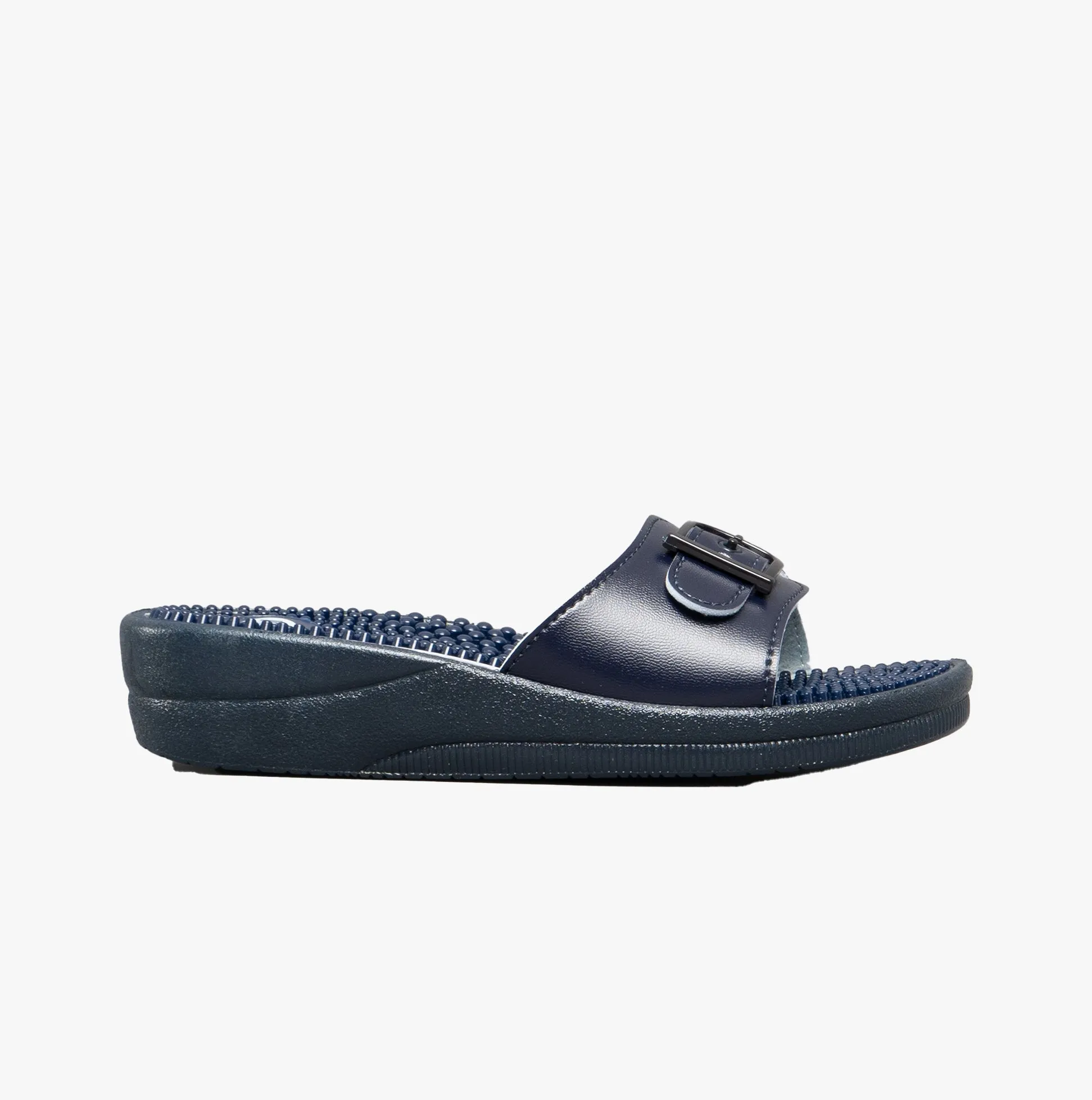NEW MASSAGE Ladies Sandals Navy Blue sold by Shuperb