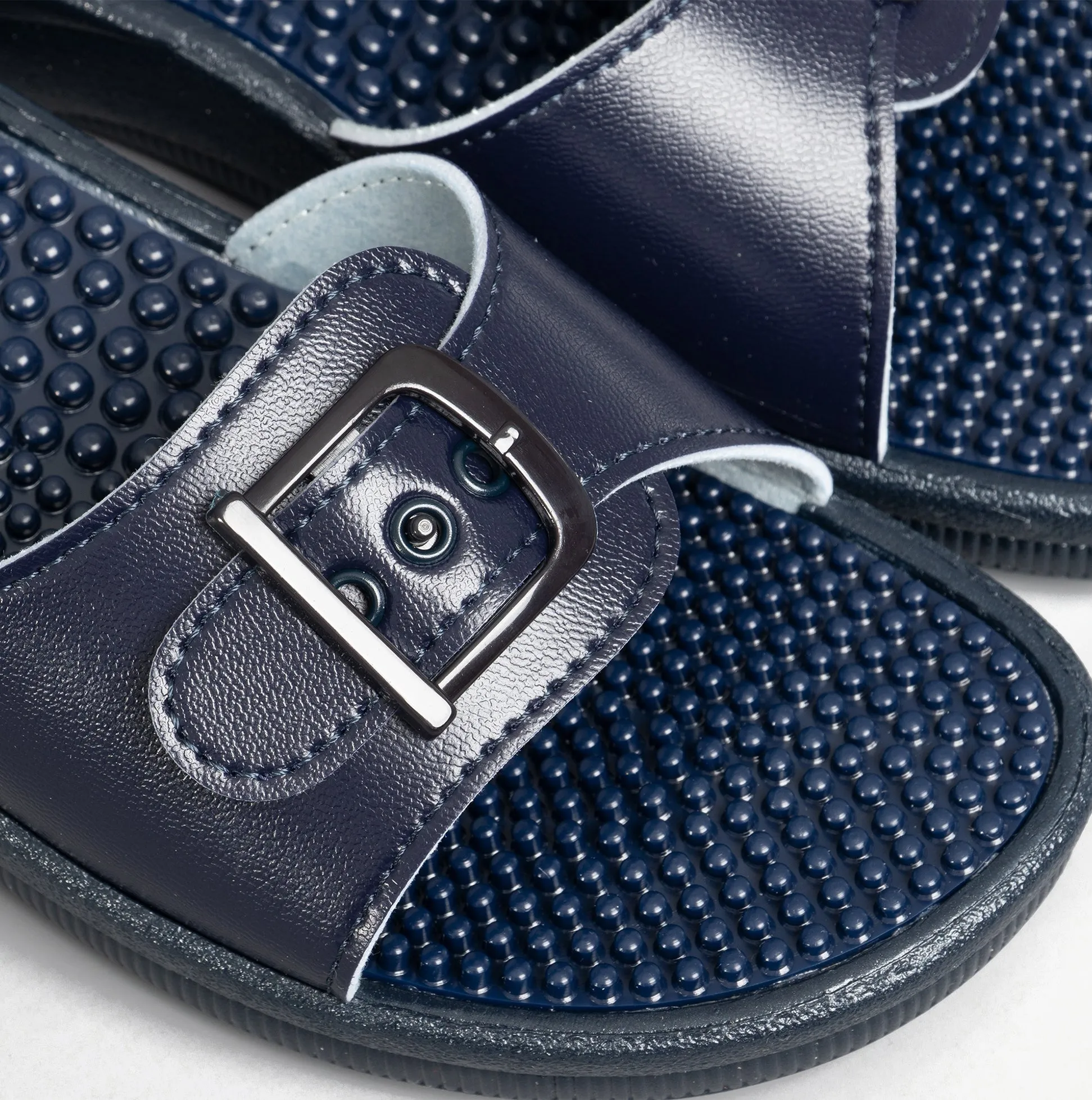 NEW MASSAGE Ladies Sandals Navy Blue sold by Shuperb product image thumbnail 5