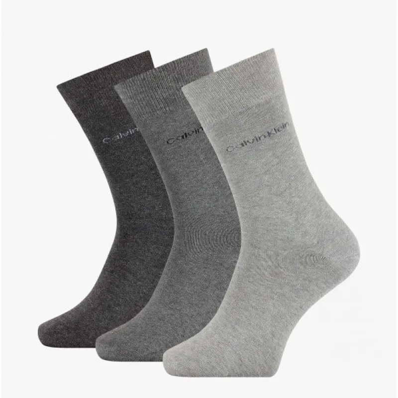3 Pack Classic Mens Crew Socks Grey sold by Shuperb
