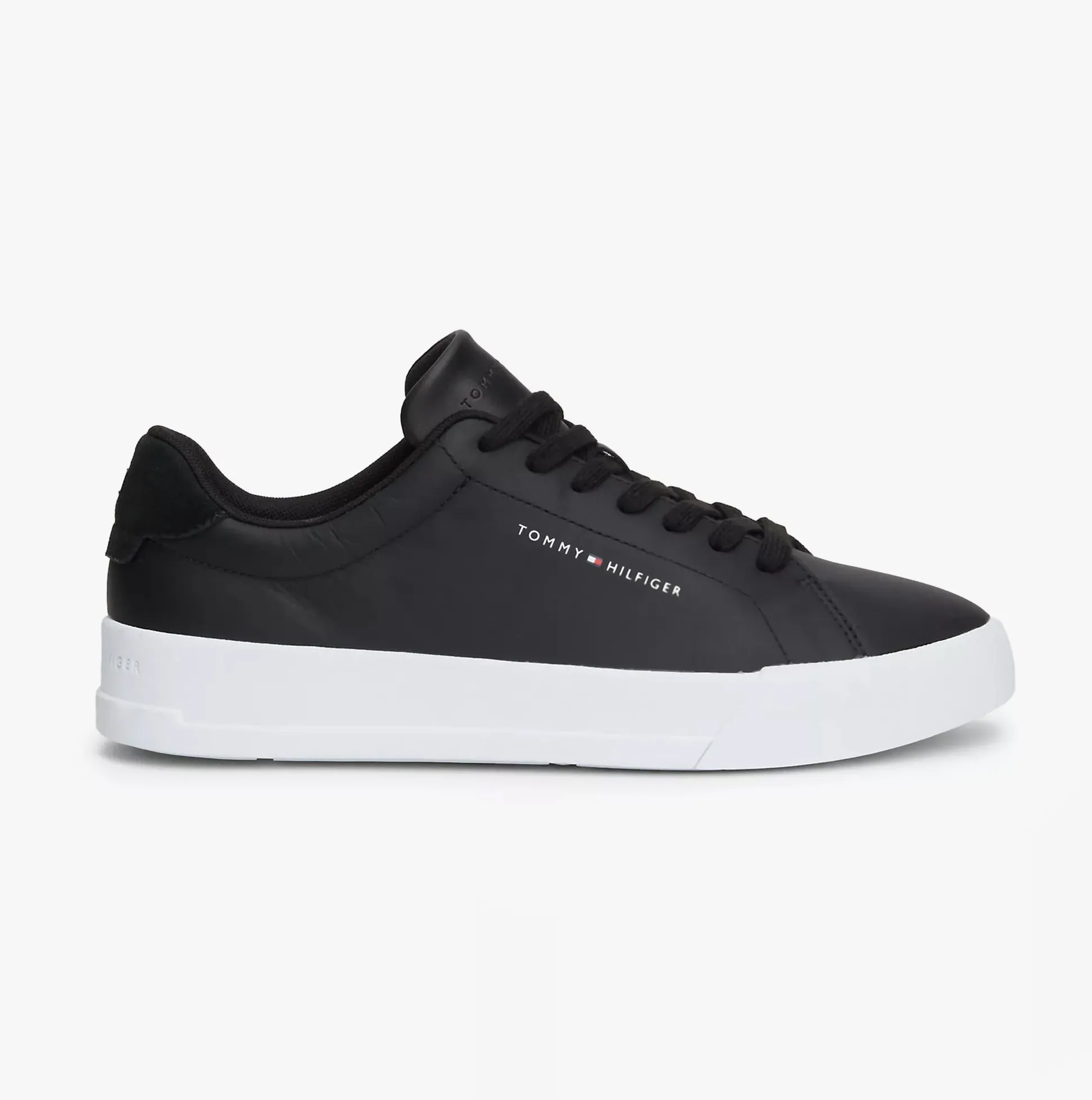 COURT LEATHER Mens Trainers Black sold by Shuperb