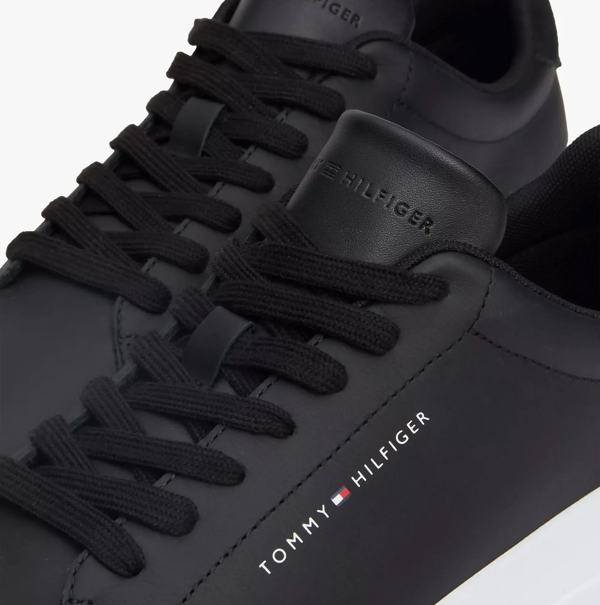 COURT LEATHER Mens Trainers Black sold by Shuperb product image thumbnail 3