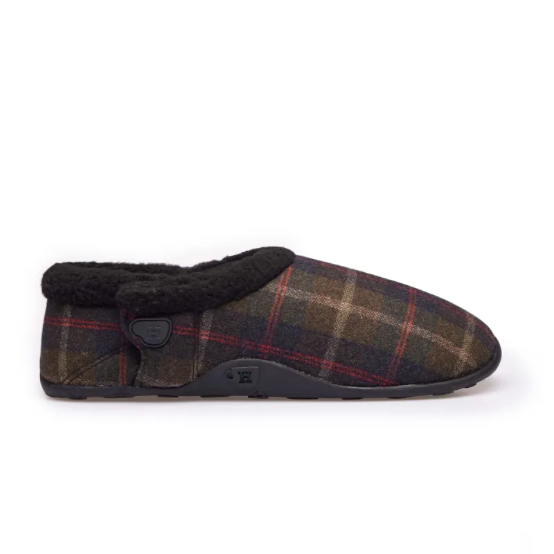 Homeys TOM Mens Full Slippers Moss Check sold by Shuperb