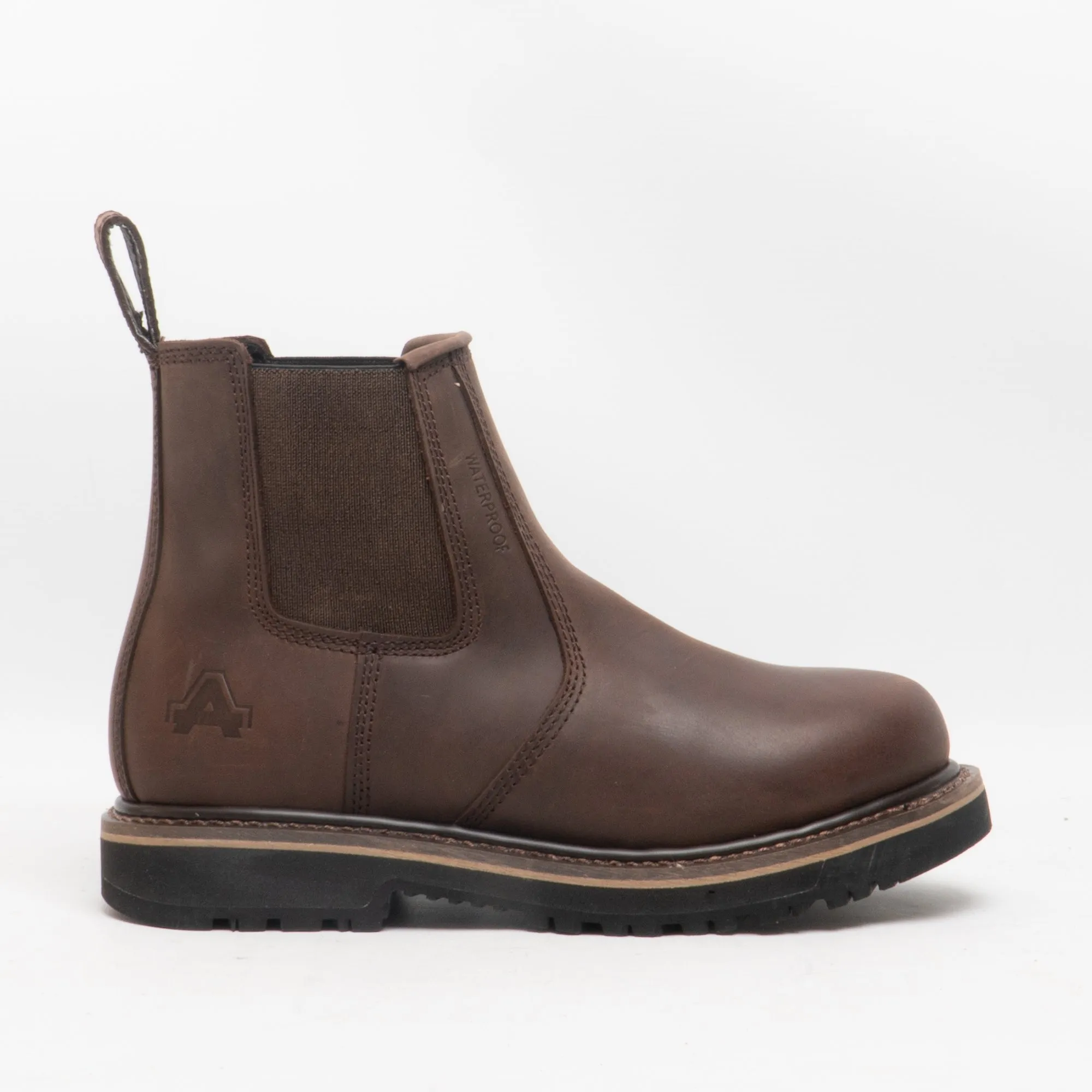 Amblers CARLISLE Mens Leather Chelsea Boots Brown sold by Shuperb