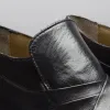 Club Cubano LUIGI Mens Leather Cuban Heel Shoes Black sold by Shuperb