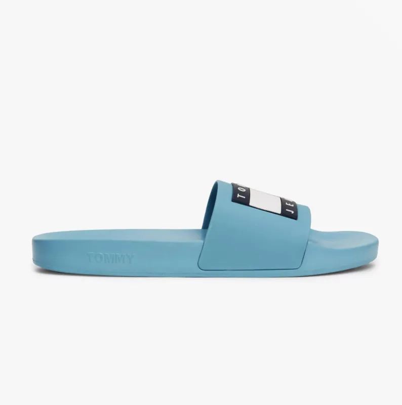 Tommy Hilfiger TJ POOL SLIDES Mens Slides Skyscrape Blue sold by Shuperb
