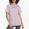 Skechers W3TS303/PRLV GO DRI ESSENTIAL TUNIC Womens T-Shirt Orchid Hush sold by Shuperb
