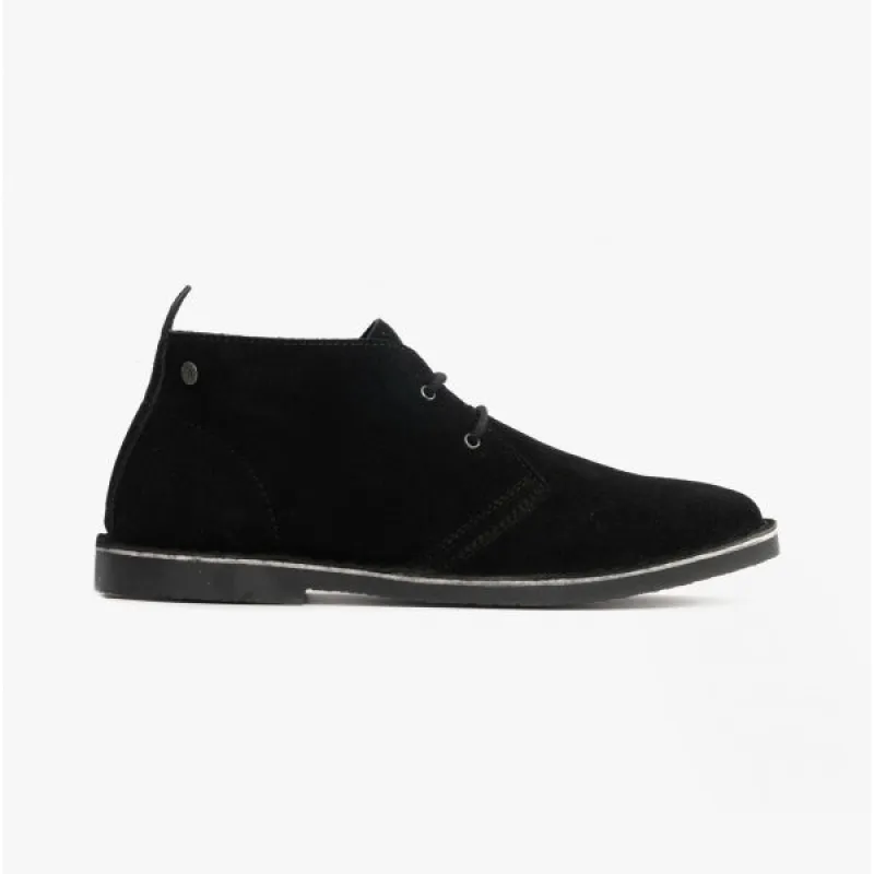Jack & Jones BRAVO Mens Desert Boots Black Mono sold by Shuperb