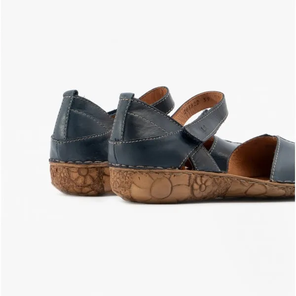 ROSALIE 42 Ladies Leather Sandals Blue sold by Shuperb product image thumbnail 5