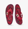 Gumbies ISLANDER Unisex Recycled Flip-Flops Red G sold by Shuperb