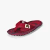 Gumbies ISLANDER Unisex Recycled Flip-Flops Red G sold by Shuperb