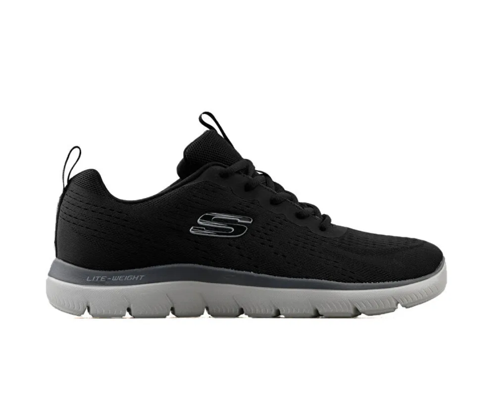 Skechers 232395/BKCC SUMMITS - TORRE Mens Shoes Black/Charcoal sold by Shuperb