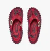 Gumbies ISLANDER Unisex Recycled Flip-Flops Red G sold by Shuperb
