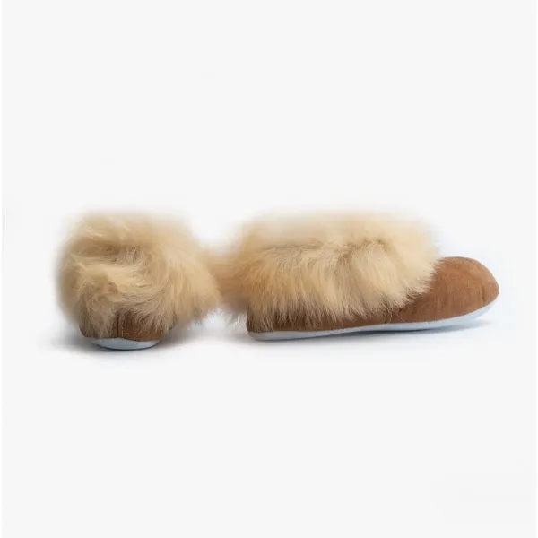Shepherd ANNELIE Womens Sheepskin Full Slippers Chestnut sold by Shuperb product image thumbnail 3