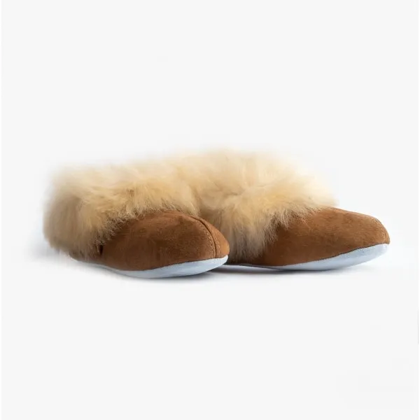 Shepherd ANNELIE Womens Sheepskin Full Slippers Chestnut sold by Shuperb product image thumbnail 2