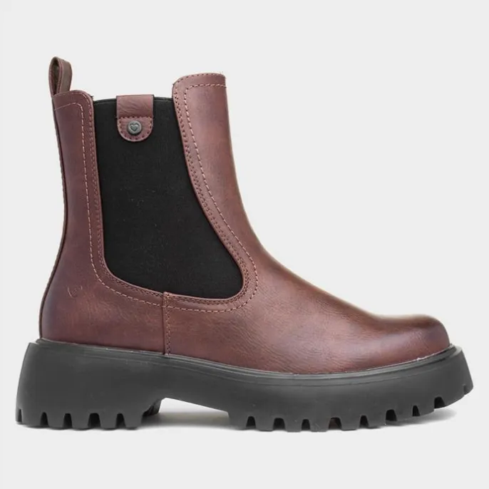 Heavenly Feet ALANA Womens Chelsea Boots Chocolate sold by Shuperb