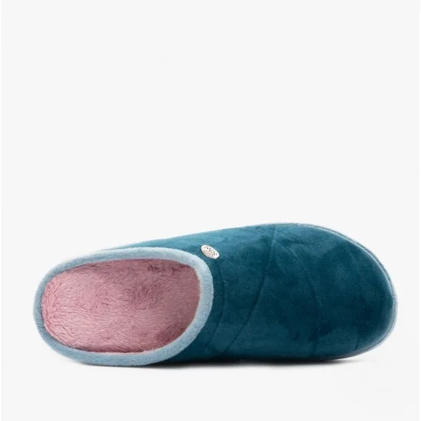 HOLLY 2.0 Ladies Quilted Mule Slippers Petrolia sold by Shuperb product image thumbnail 4