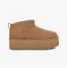 UGG CLASSIC ULTRA MINI Womens Platform Boots Chestnut sold by Shuperb