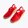Toni Pons TER Womens Vegan Wedge Espadrilles Red sold by Shuperb