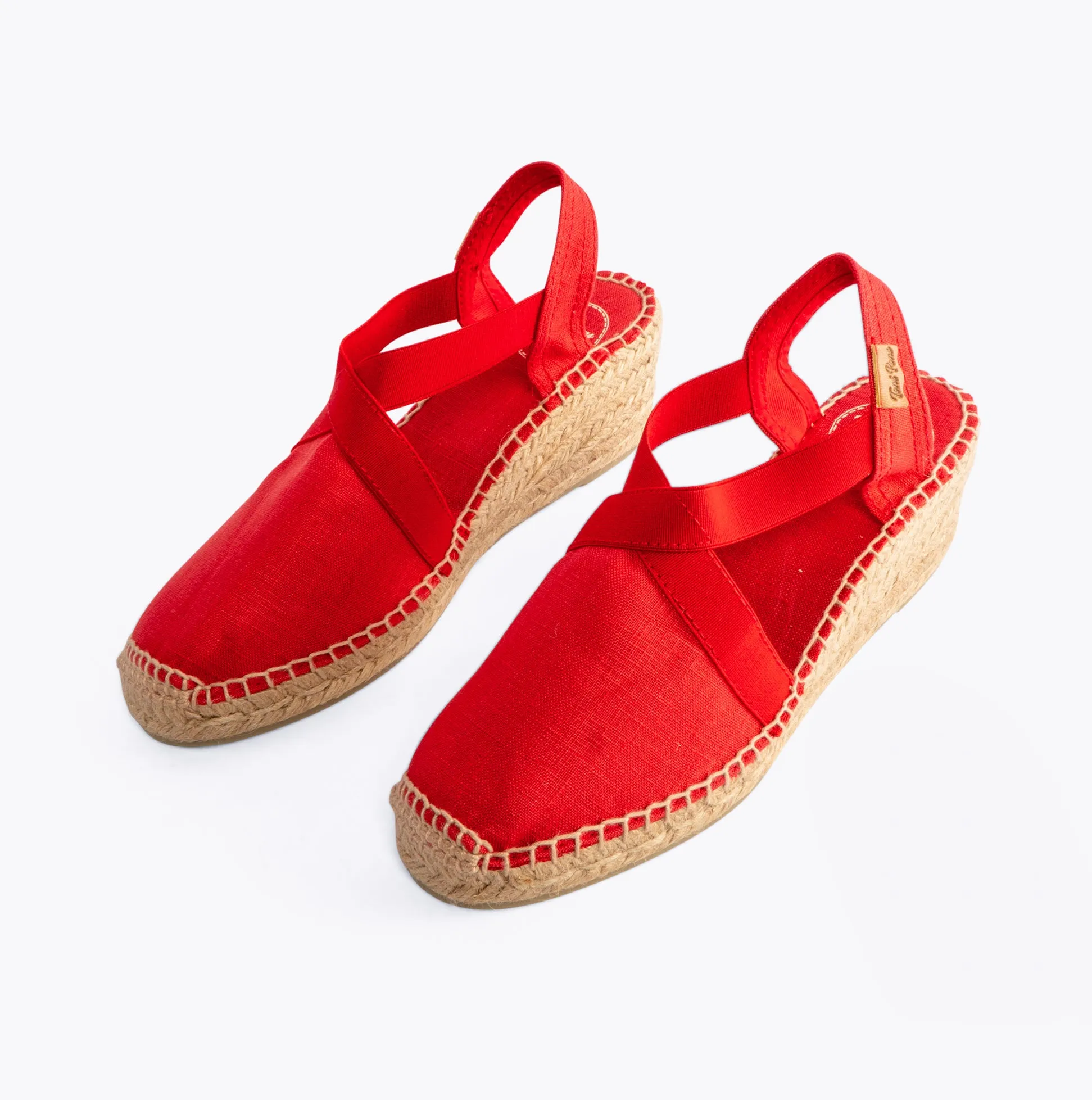 Toni Pons TER Womens Vegan Wedge Espadrilles Red sold by Shuperb product image thumbnail 5