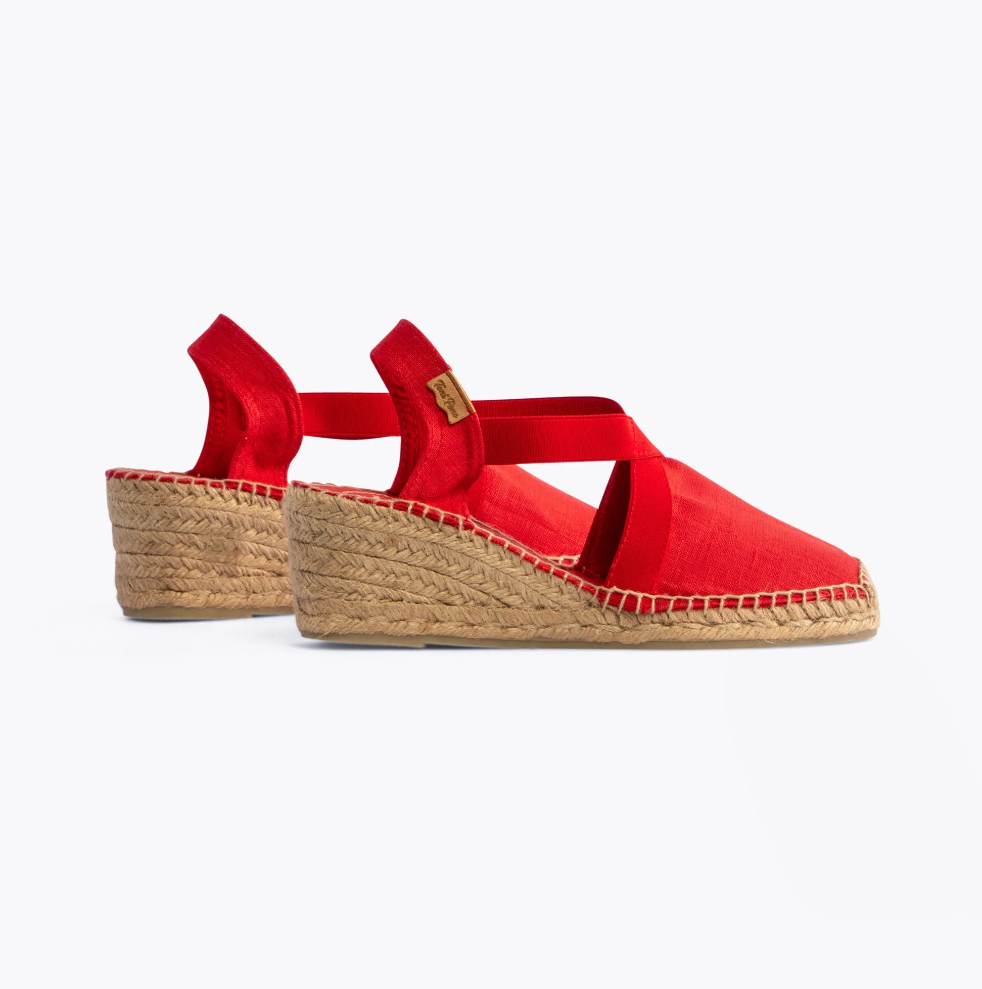 Toni Pons TER Womens Vegan Wedge Espadrilles Red sold by Shuperb product image thumbnail 3