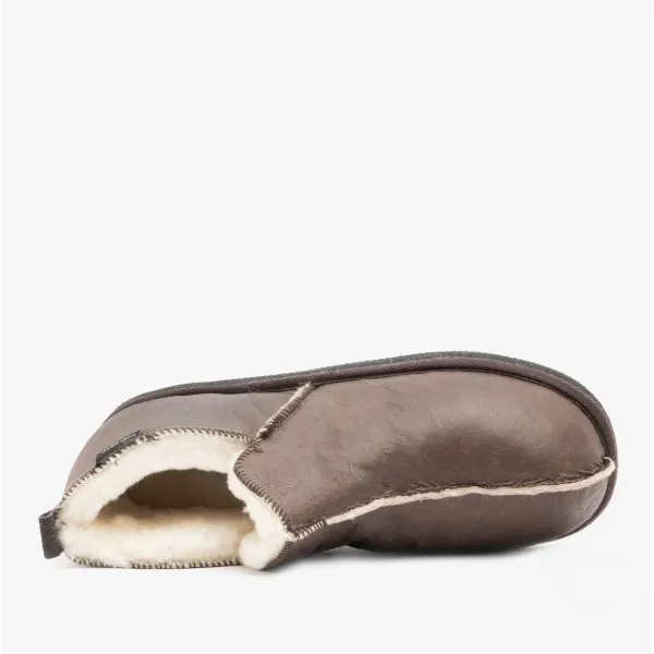 Shepherd ANTON Mens Sheepskin Slipper Boots Oiled Antique sold by Shuperb product image thumbnail 4