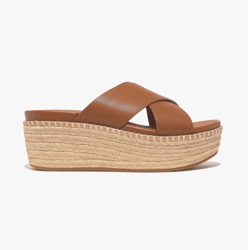FitFlop ELOISE WEDGE Womens Espadrille Light Tan made by Fitflop