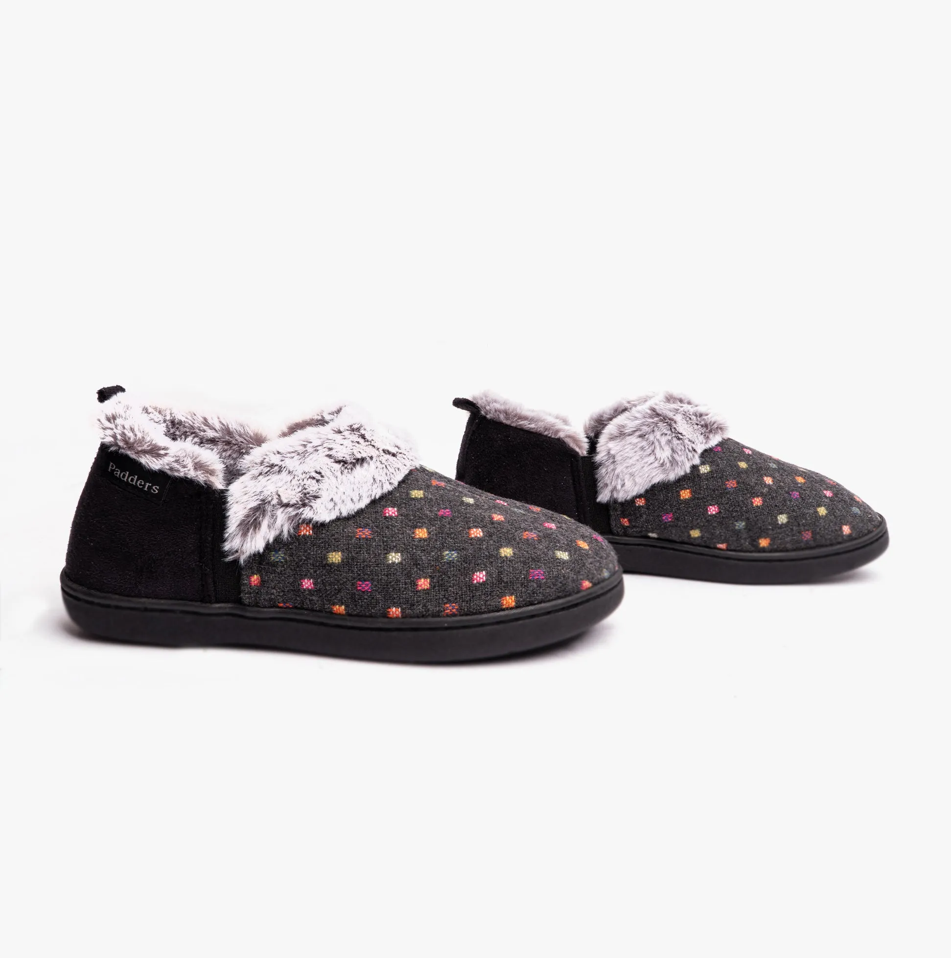 DORA Womens Boot Slippers Charcoal sold by Shuperb product image thumbnail 2