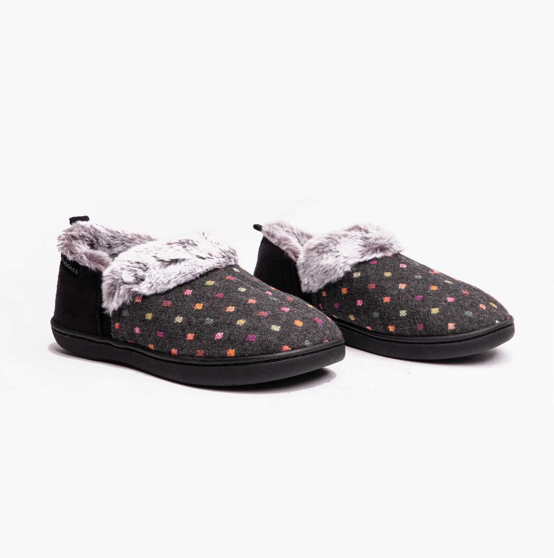 DORA Womens Boot Slippers Charcoal sold by Shuperb product image thumbnail 3