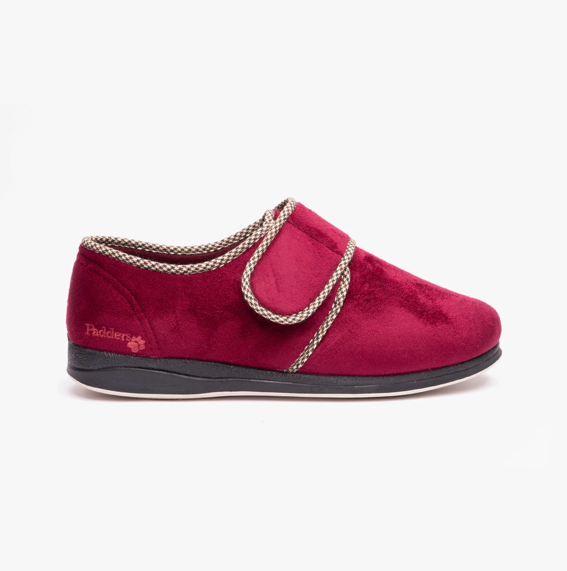 Padders HARRY (G Fit) Mens Slippers Burgundy sold by Shuperb