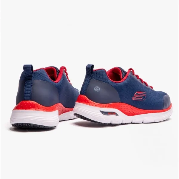 Skechers Work 200086EC ARCH FIT SR - RINGSTAP Mens Safety Trainers Navy/Red sold by Shuperb product image thumbnail 3