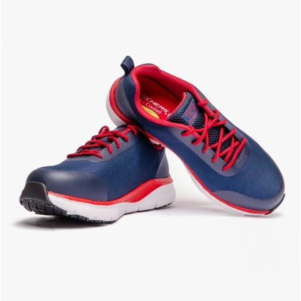 Skechers Work 200086EC ARCH FIT SR - RINGSTAP Mens Safety Trainers Navy/Red sold by Shuperb product image thumbnail 4
