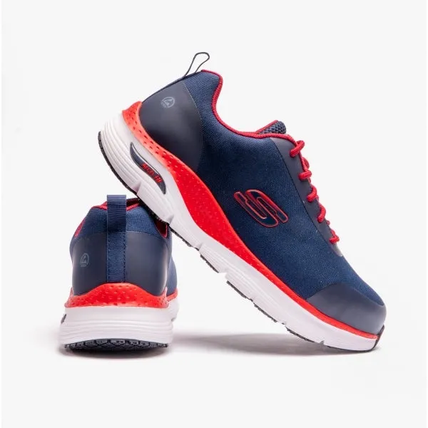Skechers Work 200086EC ARCH FIT SR - RINGSTAP Mens Safety Trainers Navy/Red sold by Shuperb product image thumbnail 5