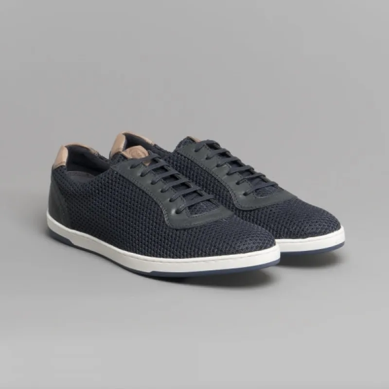 HUSTLE Mens Trainers Navy sold by Shuperb
