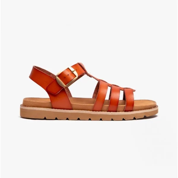 Heavenly Feet SALTWATER Womens Slingback Sandals Tan sold by Shuperb